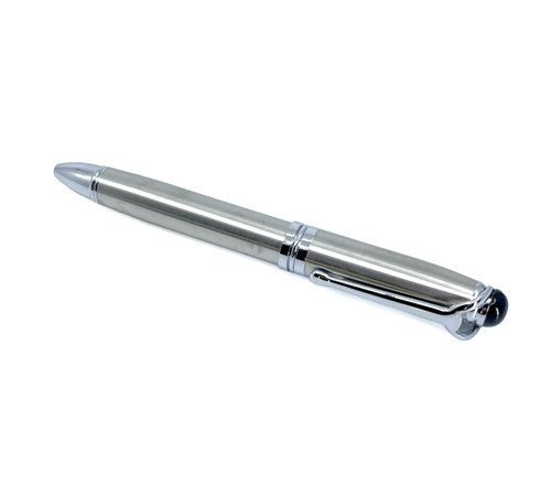 Lüks Metal Tükenmez Kalem - Özel Hediyelik Kutulu, Gümüş Renk, Şık ve Ergonomik Tasarım