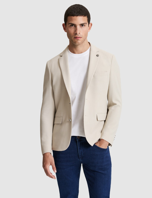 Bej Slim Fit Ceket 50303389-VR011
