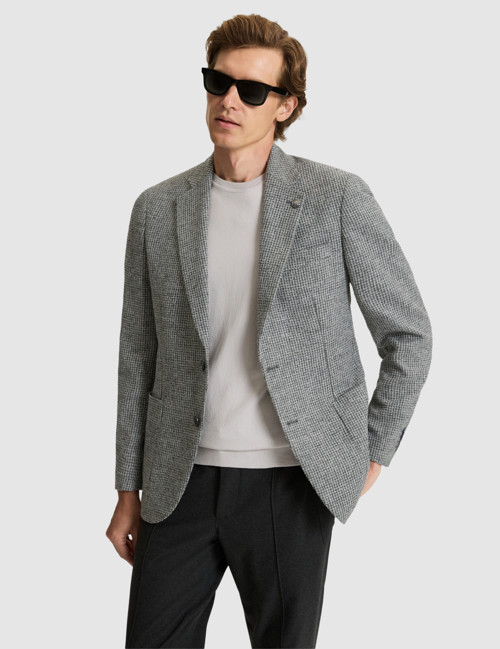 Gri Yün Karışımlı Extra Slim Fit Ceket 50291942-VR024