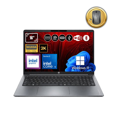 OmniBook 3 16-bu0022nt Core 5 315 8GB 512GB SSD 16" 2K IPS Win11Pro Notebook+Mouse DX9T1EA_12