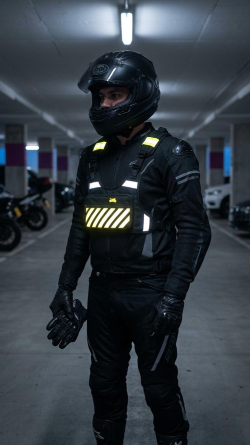 Motosiklet Bisiklet Reflektörlü Göğüs Çantası
