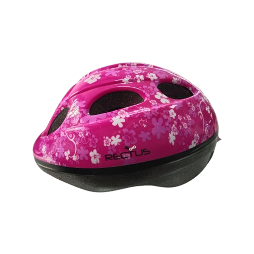 Kız Çocuk Kaskı Bisiklet-Paten Scooter Kullanımına Uygun Pembe Baş Çevresi 48-54 CM