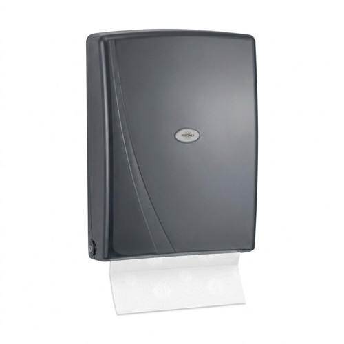 303354 Modern Z Katlı Havlu Dispenseri 400lü (Füme)