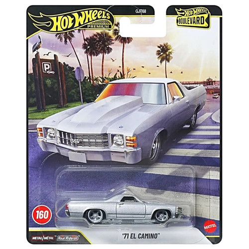 Premium Boulevard 71 Chevrolet El Camino Gümüş 160 Model Araba 1:64