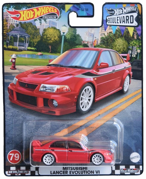 Premium Boulevard Mitsubishi Lancer Evolution VI Kırmızı 79 Model Araba