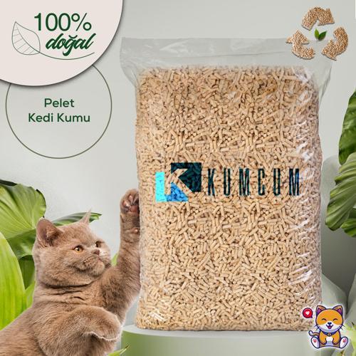 Cat Litter  Çam Peleti Kedi Kumu %100 Organik Çam Kokulu Pelet 6mm 40lt (20kg)