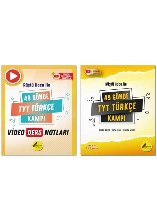 Rehber Matematik 49 Günde TYT Türkçe Video Kamp Kitabı ve  Ders Notları