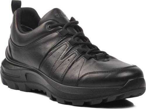 6366 Siyah Hakiki Deri Erkek Günlük Ayakkabı