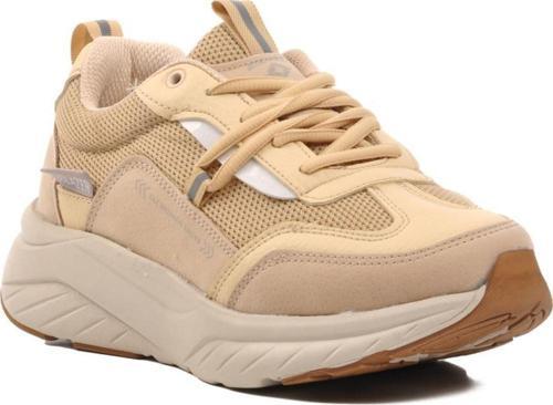 024 Bej-Beyaz Kadın Spor Ayakkabı