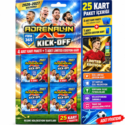 Adrenalyn XL FIFA 365 2027 Kick-Off Kart Paketi