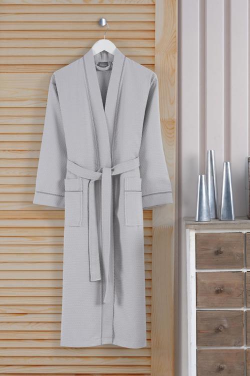 Dama Serisi Kimono Yaka Pike Bornoz Sabahlık