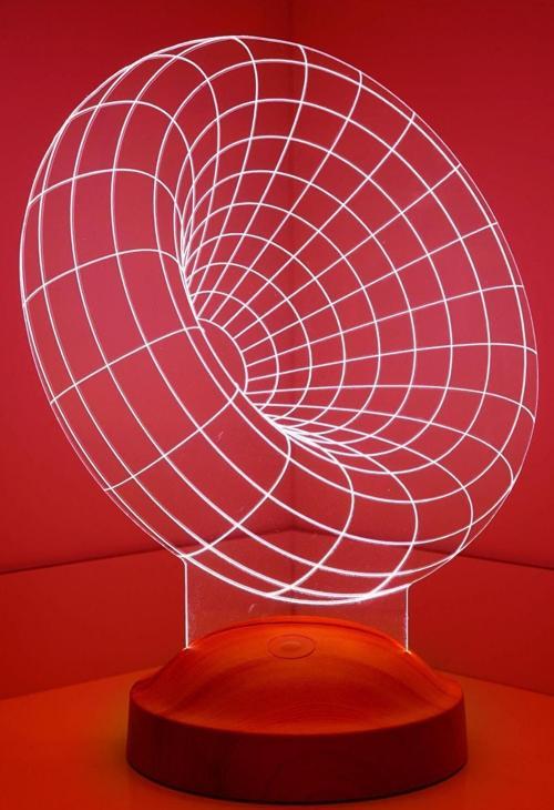 Gravity, Solucan Deliği 3d Led Lamba, Boom Led 3 Boyutlu Lamba