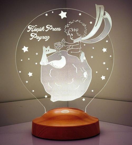 Küçük Prens Le Petit Prince Çocuk Odası Hediyesi Led Lamba