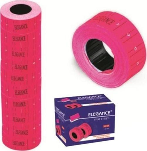 Elegance 210P Fiyat Etiketi Pembe 10'lu (1 Paket 10 Adet)