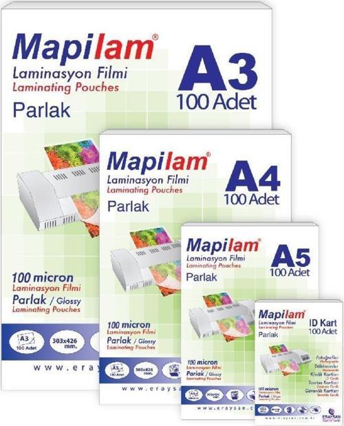 A-3 Sıcak Laminasyon Filmi 125 Micron Parlak (100 Lü Paket)