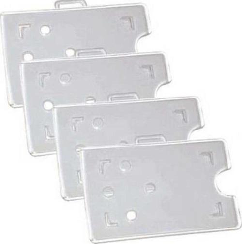Yatay Kart Muhafaza Kabı Şeffaf 50 Li (1 Paket 50 Adet)