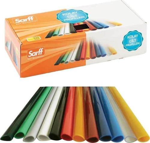 Profil Sırtlık Plastik Orta Oval 45 Yaprak 10 MM Beyaz (100 Lü Paket)