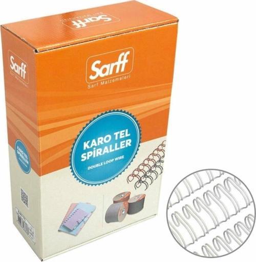 Spiral Tel (Jbı Karotel) 60 - 75 Yaprak 7/16 Beyaz (100 Lü Paket)