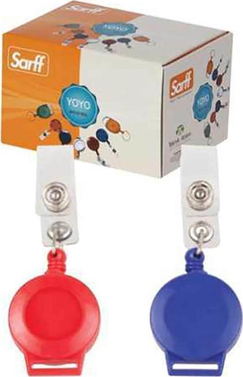 Yoyo Yuvarlak Kancalı Mavi Eko Mavi Klipsli Yoyo (25 Li Paket)