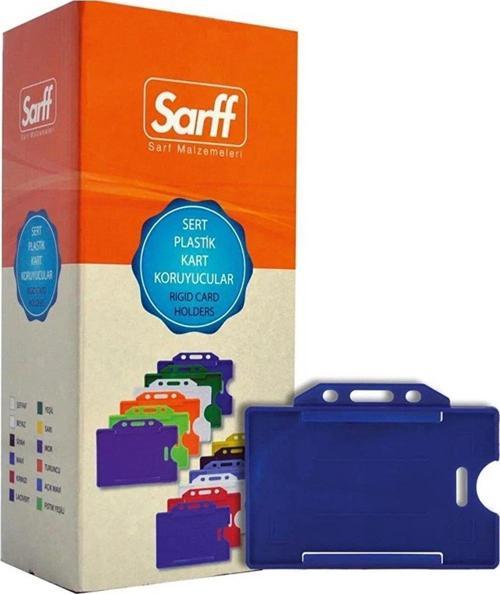 Kart Kabı Muhafaza Yatay Lacivert Yatay Kart Kabı (50 Li Paket)