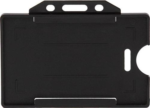 Kart Kabı Muhafaza Yatay Siyah 50 Li (1 Paket 50 Adet)