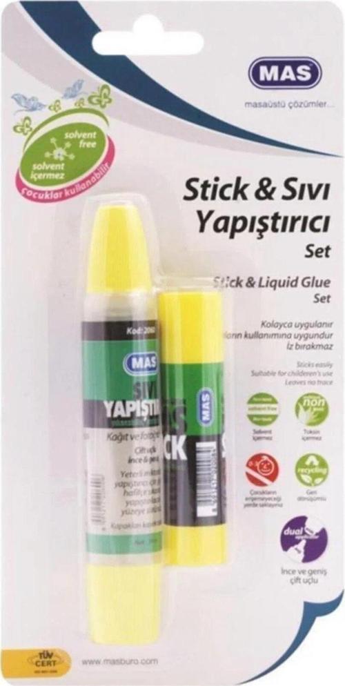 Kartelada Stick Yapıştırıcı + Sıvı Yapıştırıcı Seti