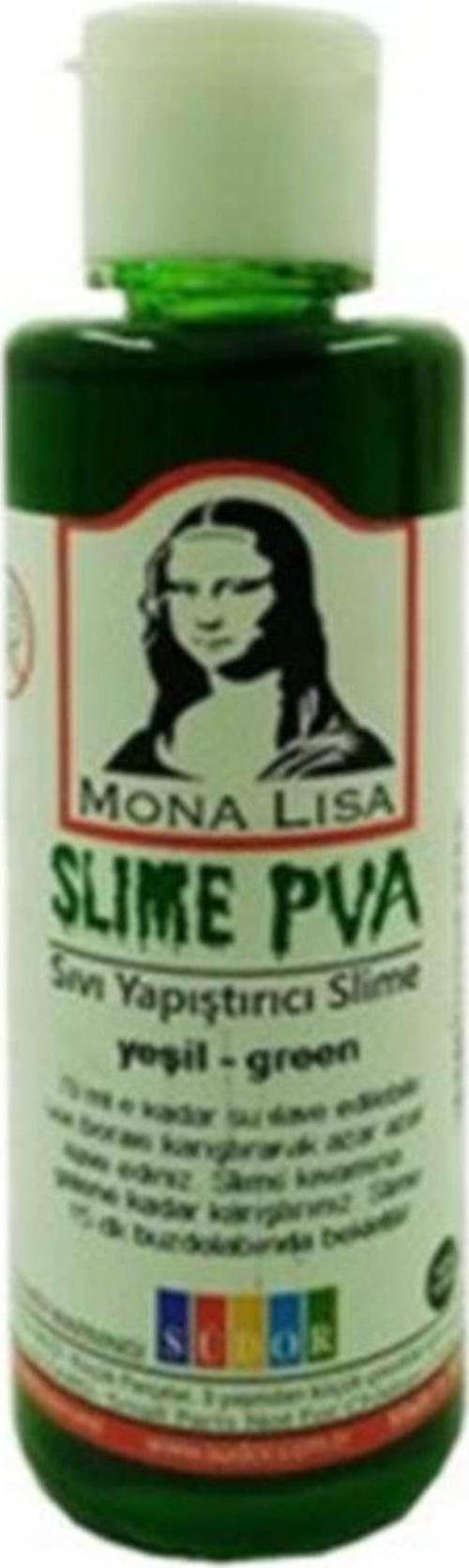 Monalisa Sıvı Yapıştırıcı Slime 70 ML Yeşil (12 Li Paket)