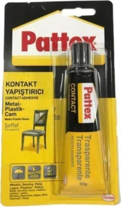 Contact Metal Plastik Cam Yapıştırıcı Şeffaf 50 Gram