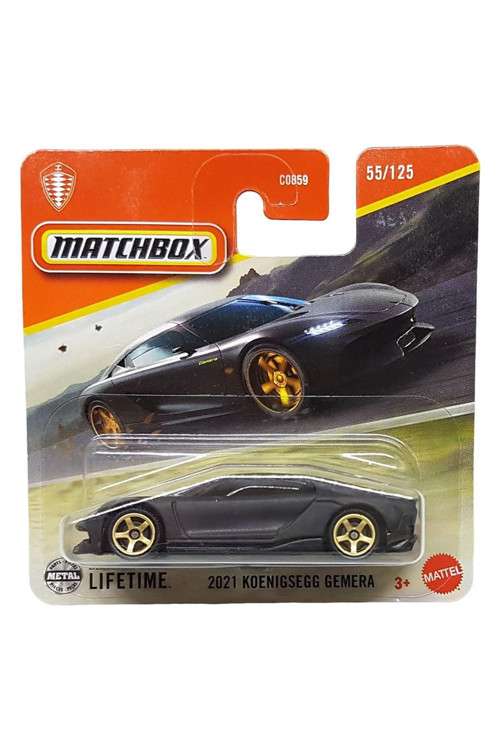 - 2021 Koenigsegg Gemera - Mat Siyah (1/64) JBR59