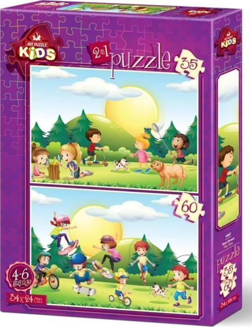 Art Çocuk Puzzle Oyun Zamanı 35+60 Parça Puzzle