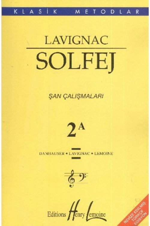 Lavignac Solfej 2a - Şan Çalışmaları
