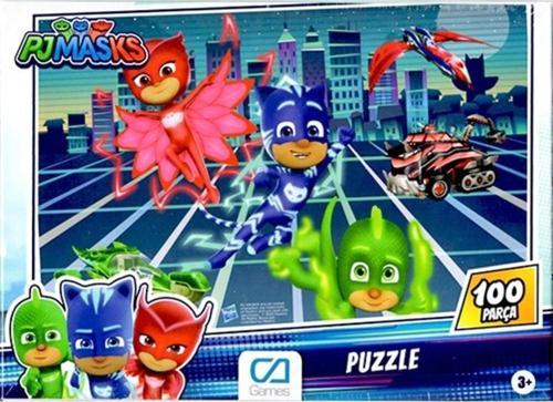 Ca Puzzle Pjmasks 100 Parça Puzzle
