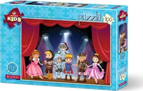 Art Çocuk Puzzle Tiyatrocular 100 Parça Puzzle