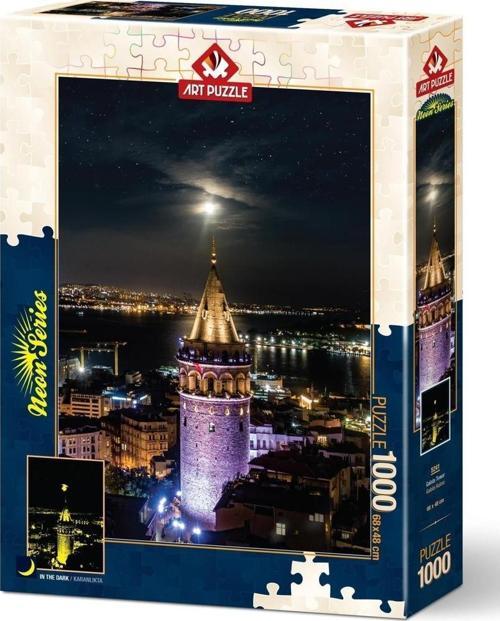 Galata Kulesi 1000 Parça Neon Puzzle
