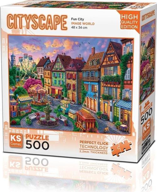 Fun City 500 Parça Puzzle