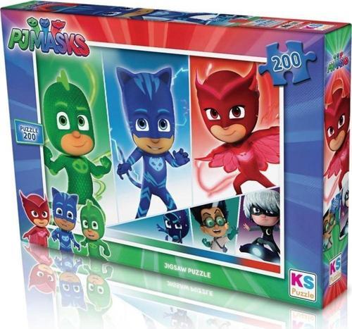Puzzle 200 Parça Pjmasks Maskeliler 200 Parça Çocuk Puzzle
