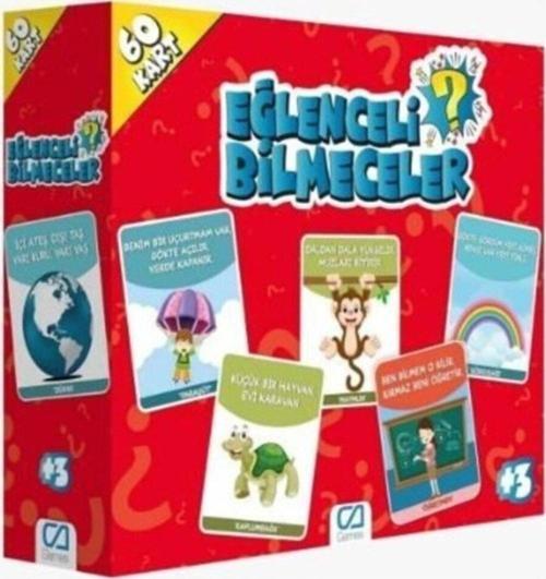 Eğlenceli Bilmeceler - Eğitici Oyun Kartları