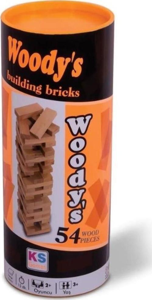 Woodys Ahşap Kule Oyunu 54 Parça