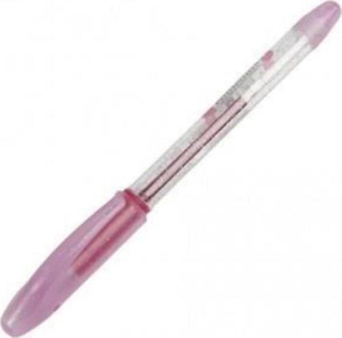 Pembe Simli Tükenmez Kalem Jel Simli 1.0 MM Pembe (12 Li Paket)