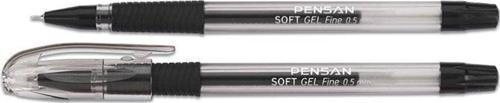 Tükenmez Kalem Soft Gel Fine Siyah 0.5 MM (12 Li Paket)