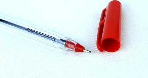Tükenmez Kalem Üçgen Kırmızı (50 Li Paket)