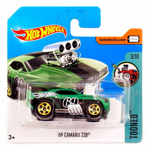 '69 Camaro Z28 - Yeşil - Tooned - 2017 - DVC23 - 1/64