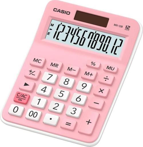 Hesap Makinesi Masa Üstü 12 Hane Toz Pembe Hesap Makinesı
