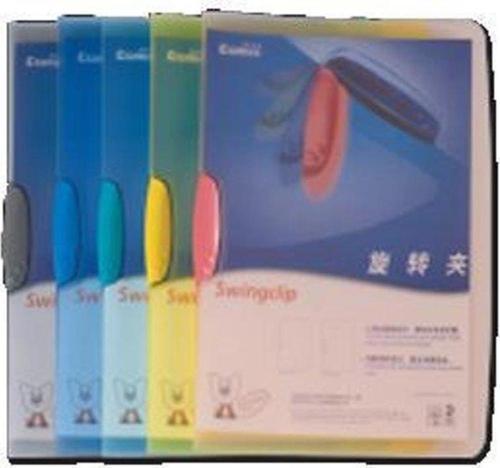 Sıkıştırmalı Dosya Ortadan Klipsli 23x31 Mat Renkler (30 Lu Paket)