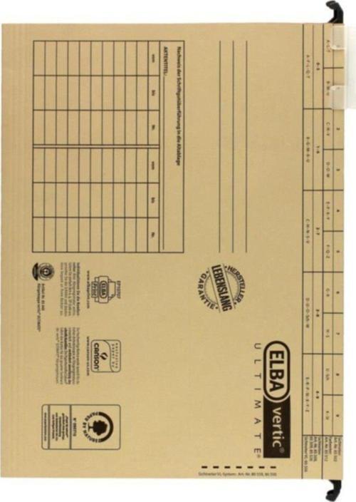 A4 Askılı Dosya Telsiz Kahverengi (25 Li Paket)