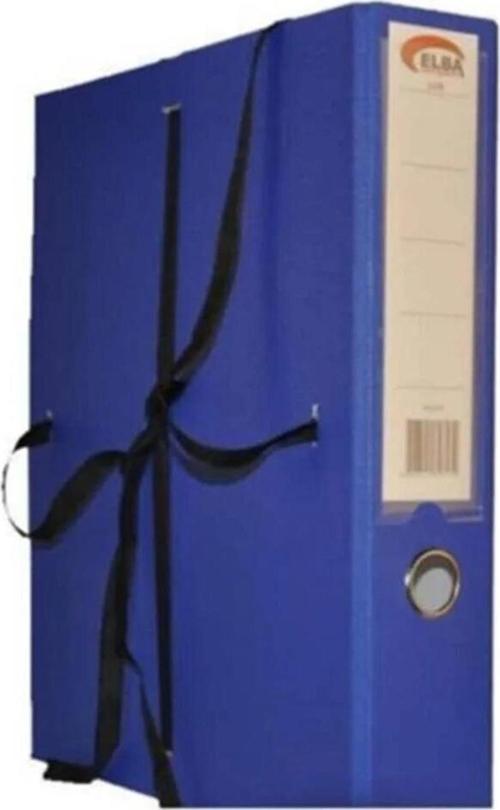 Klasör Bağlı Plastik DMO Geniş Mavi Bağlı Klasör (25 Li Paket)