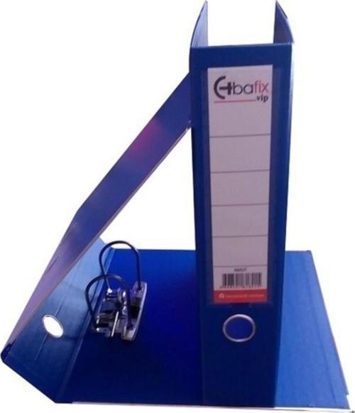 Klasör Plastik Vip Geniş Mavi Plastik Büro Klasörü (10 Lu Paket)