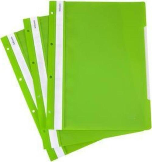 Telli Dosya Plastik A4 Yeşil (50 Li Paket)
