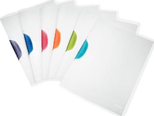 Sıkıştırmalı Dosya ColorClip Sırttan Klips 30 Sayfa Açık Mavi (6 Lı Paket)