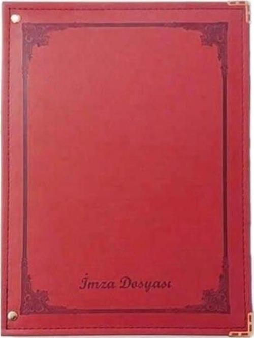 İmza Dosyası ( Defteri ) Lüx 12'li Termo Deri Kapaklı Imza Dosyası